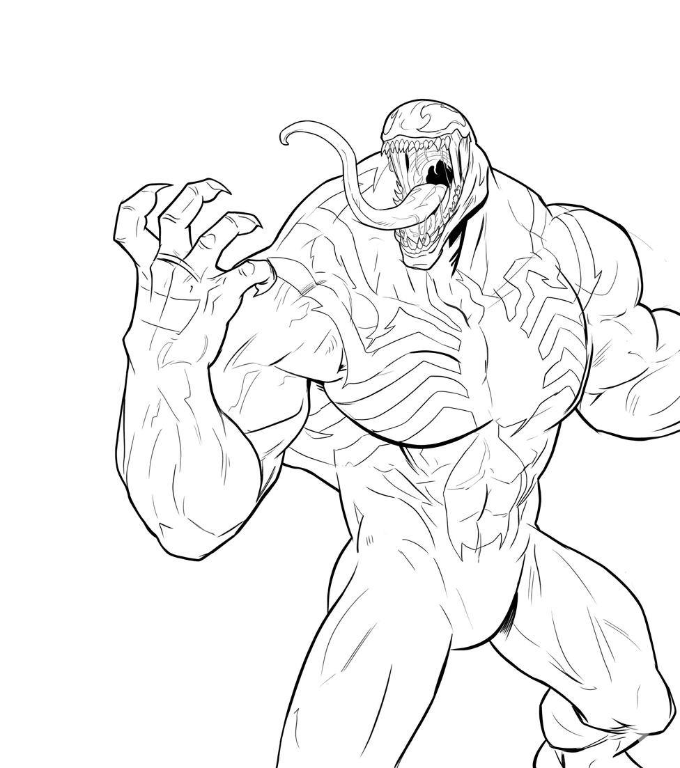 Venom Standard Ausmalbild