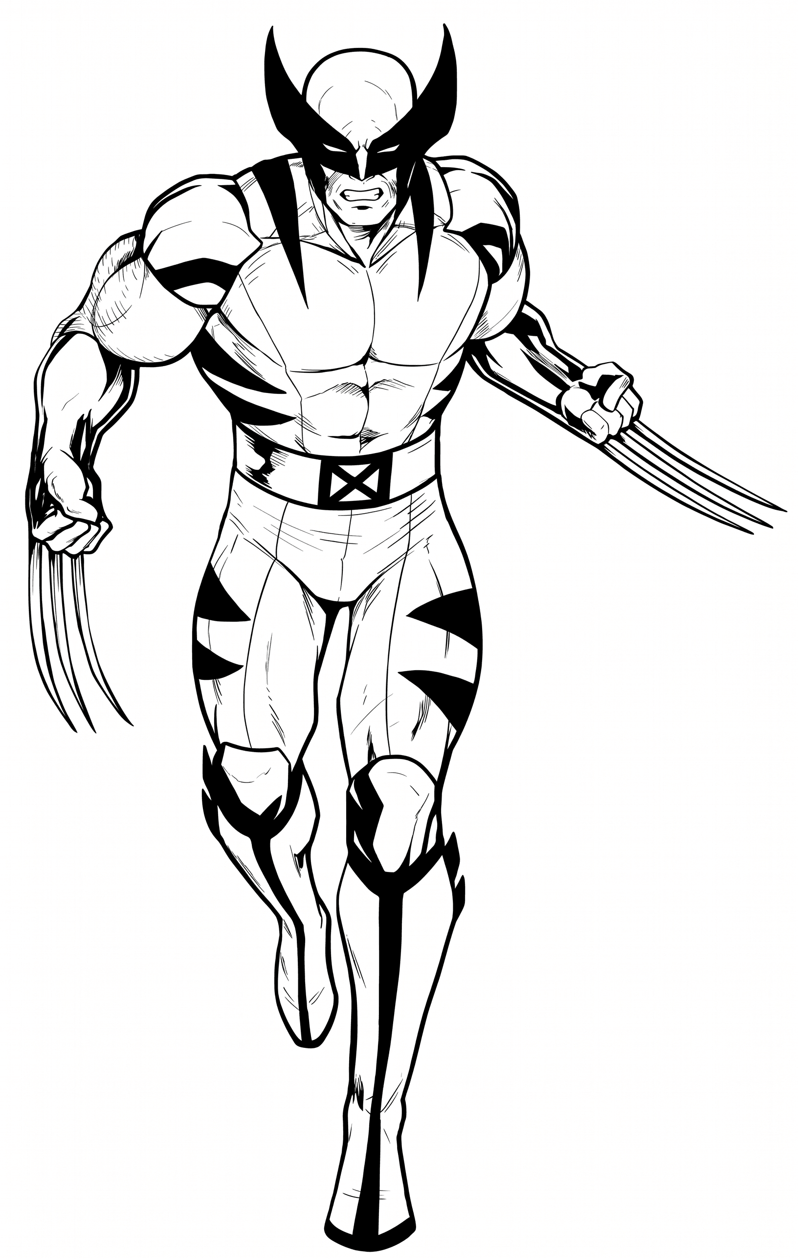 Wolverine Ausmalbild