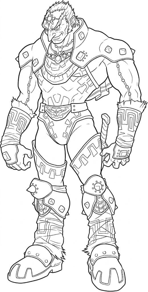 Ganondorf Ausmalbild