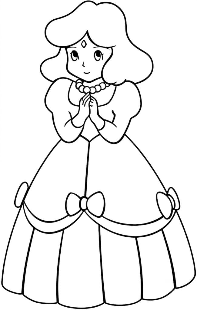 Legend of Zelda Prinzessin Ausmalbild