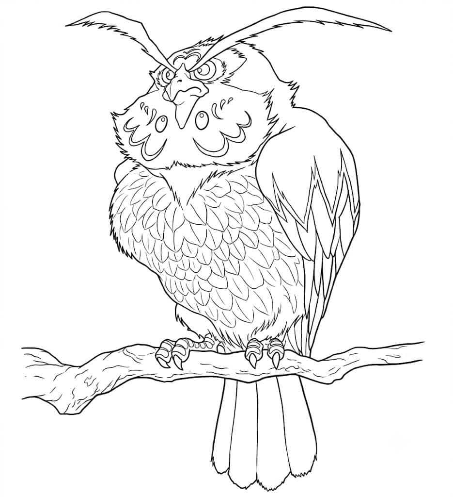 Zelda Kaepora Gaebora Ausmalbild