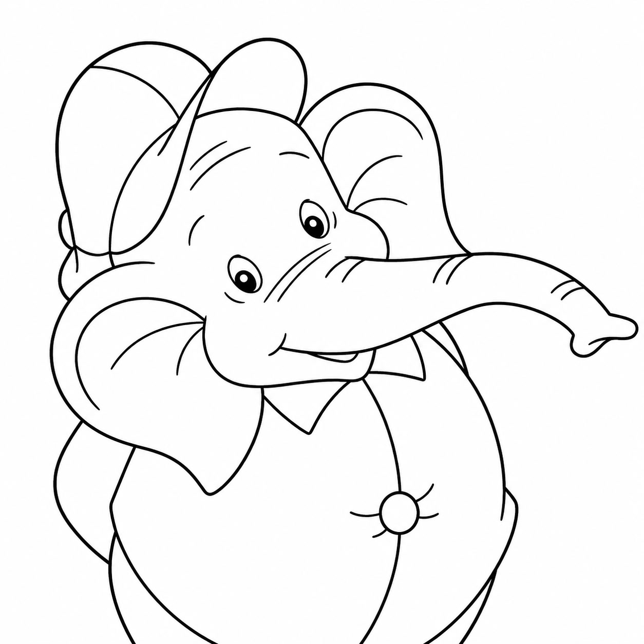 Benjamin der elefant ausmalbild zum Ausmalen