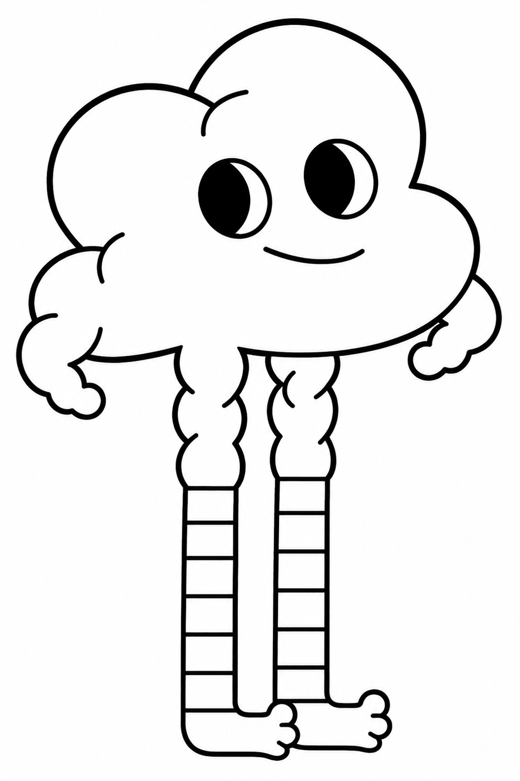 Masami aus gumball ausmalbild zum Ausmalen