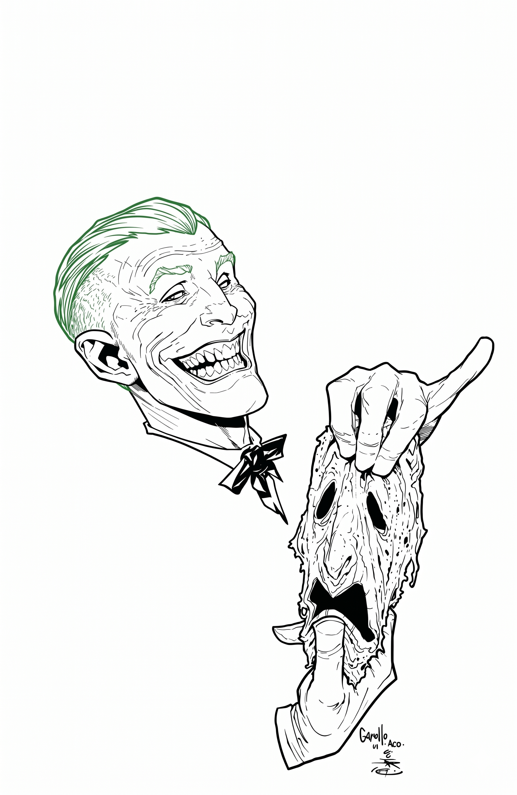 Joker dc ausmalbild zum Ausmalen