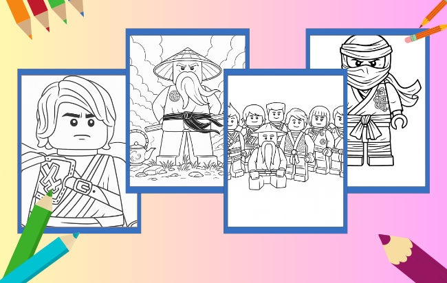Ninjago Ausmalbilder PDF kostenlos