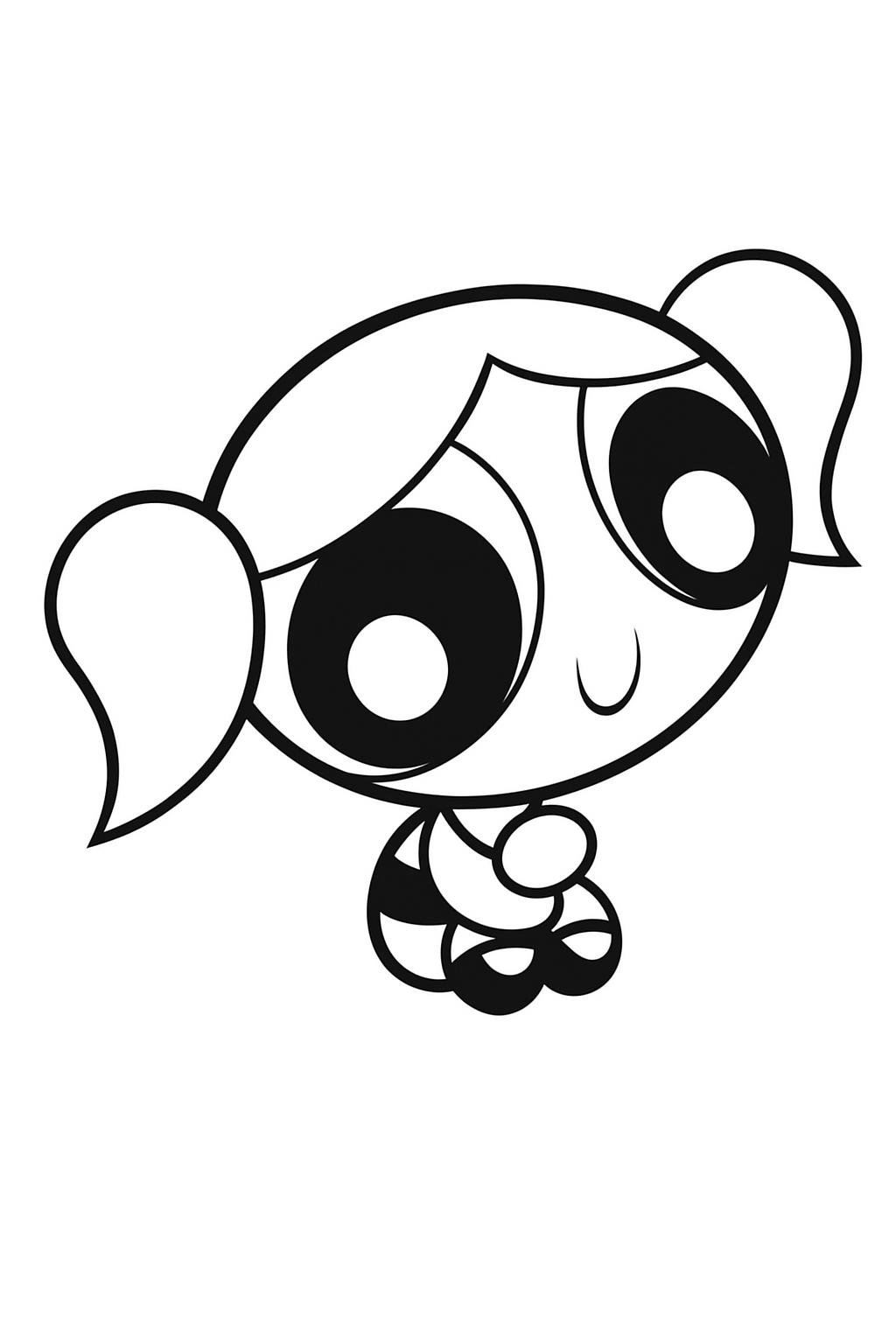 Buttercup powerpuff girls ausmalbild zum Ausmalen