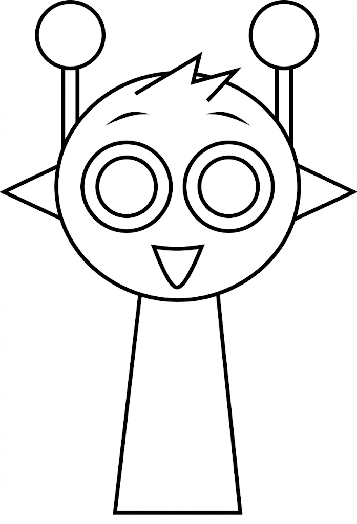 Sprunki simon ausmalbild zum Ausmalen